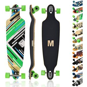 MAXOfit IHR PARTNER FÜR SPORT UND FREIZEIT Maxofit Charisma Green No. 64 Longboard Drop Down Board avec planche robuste et roues moyennement souples axes drop through forme double chute pour plus de stabilité - Publicité MAXOfit IHR PARTNER FÜR SPORT UND FREIZEIT Maxofit Charisma Green No. 64 Longboard Drop Down Board avec planche robuste et roues moyennement souples axes drop through forme double chute pour plus de stabilité - Publicité