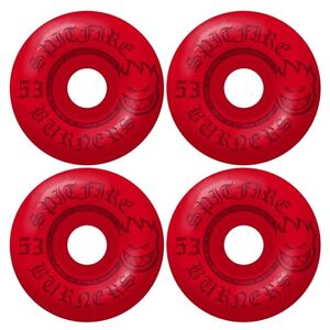 Spitfire Roues de skateboard 53 mm Bighead 99A Brûleurs Rouge - Publicité Spitfire Roues de skateboard 53 mm Bighead 99A Brûleurs Rouge - Publicité