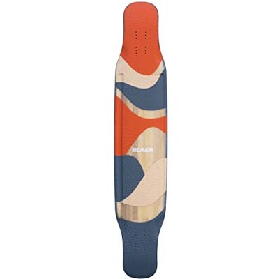 Deck Switch Longboards Beaver Flex 2 Dancing Freestyle 122 cm 360° PU Sidewalls Graphic Kicktails Grab Rails - Publicité Deck Switch Longboards Beaver Flex 2 Dancing Freestyle 122 cm 360° PU Sidewalls Graphic Kicktails Grab Rails - Publicité