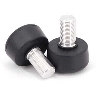 BTFL Lot de 2 butoirs de patins à roulettes réglables 5/8" Pièce de rechange pour patins à roulettes Noir - Publicité BTFL Lot de 2 butoirs de patins à roulettes réglables 5/8" Pièce de rechange pour patins à roulettes Noir - Publicité