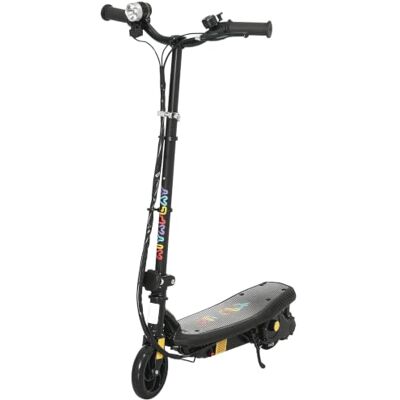 HOMCOM Trottinette Électrique Pliable 120 W pour Enfant 7-14 Ans Noir Autonomie Max. 10 Km, Vitesse Jusqu'à 12 Km/h - Publicité HOMCOM Trottinette Électrique Pliable 120 W pour Enfant 7-14 Ans Noir Autonomie Max. 10 Km, Vitesse Jusqu'à 12 Km/h - Publicité