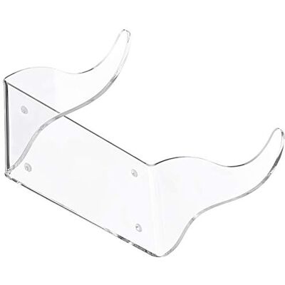 4boarder LONGLE 2.0 ® Support mural pour longboard, vertical, vertical, dessous visible, transparent - Publicité 4boarder LONGLE 2.0 ® Support mural pour longboard, vertical, vertical, dessous visible, transparent - Publicité