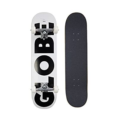 Globe G0 Fubar Tabla, Unisexe, Blanc/Noir (Multicolore), 8.0FU - Publicité Globe G0 Fubar Tabla, Unisexe, Blanc/Noir (Multicolore), 8.0FU - Publicité
