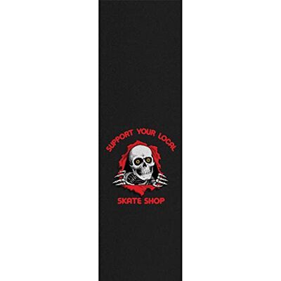Powell Peralta Bande antidérapante pour skateboard Support de votre skateshop local 22,9 x 83,8 cm - Publicité Powell Peralta Bande antidérapante pour skateboard Support de votre skateshop local 22,9 x 83,8 cm - Publicité