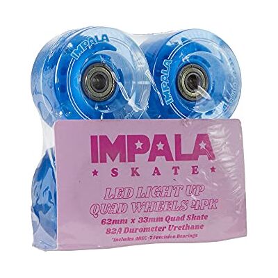 Impala Skate Pack de 4 Roues Lumineuses pour Patins à roulettes - Publicité Impala Skate Pack de 4 Roues Lumineuses pour Patins à roulettes - Publicité