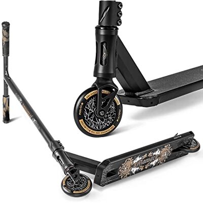 Scooter Movino Maniac Système de Compression IHC Trottinette Freestyle Tout Terrain Street Deck Roues à Noyau Plein de 110 mm - Publicité Scooter Movino Maniac Système de Compression IHC Trottinette Freestyle Tout Terrain Street Deck Roues à Noyau Plein de 110 mm - Publicité