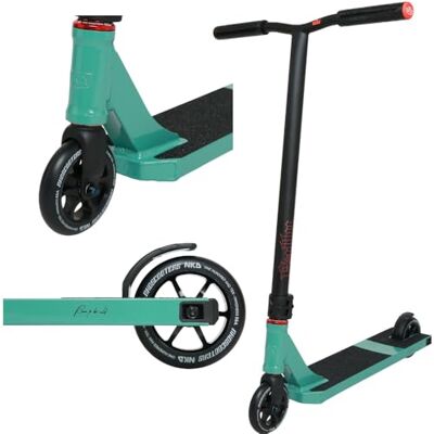 NKD Trottinette de Stunt – Rally V4 Roulements Haute Performance ABEC-9 Guidon Rotatif à 360° pour Le Freestyle Alliage d’Aluminium 6061 Durable - Publicité NKD Trottinette de Stunt – Rally V4 Roulements Haute Performance ABEC-9 Guidon Rotatif à 360° pour Le Freestyle Alliage d’Aluminium 6061 Durable - Publicité