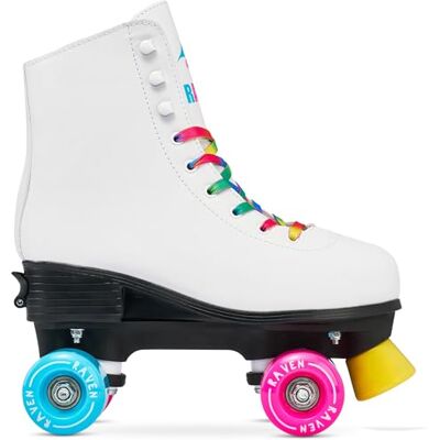 RAVEN Patins a roulettes Iris du 31 au 34 Adulte Enfant Blanc Mixte Taille Ajustable Femme Fille Roller Quad - Publicité RAVEN Patins a roulettes Iris du 31 au 34 Adulte Enfant Blanc Mixte Taille Ajustable Femme Fille Roller Quad - Publicité