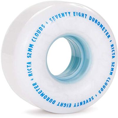 RICTA WHEEL DYNAMICS RICTA Clouds Jeu de 4 Roues Blanc 52 mm - Publicité RICTA WHEEL DYNAMICS RICTA Clouds Jeu de 4 Roues Blanc 52 mm - Publicité