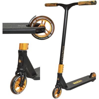 NKD Trottinette de Stunt – RIZZ Roulements Haute Performance ABEC-9 Guidon Rotatif à 360° pour Le Freestyle Alliage d’Aluminium 6061 Durable - Publicité NKD Trottinette de Stunt – RIZZ Roulements Haute Performance ABEC-9 Guidon Rotatif à 360° pour Le Freestyle Alliage d’Aluminium 6061 Durable - Publicité