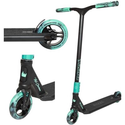 NKD Trottinette de Stunt – RIZZ Roulements Haute Performance ABEC-9 Guidon Rotatif à 360° pour Le Freestyle Alliage d’Aluminium 6061 Durable - Publicité NKD Trottinette de Stunt – RIZZ Roulements Haute Performance ABEC-9 Guidon Rotatif à 360° pour Le Freestyle Alliage d’Aluminium 6061 Durable - Publicité