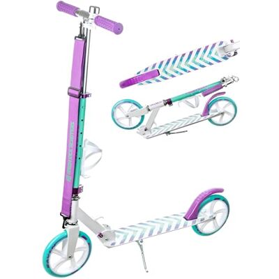 Trottinette Grande Roue Pastelle 200mm RAVEN Pastelle Enfant Blanc/Bleu/Violet Mixte Stunt Scooter Robuste Kickscooter - Publicité Trottinette Grande Roue Pastelle 200mm RAVEN Pastelle Enfant Blanc/Bleu/Violet Mixte Stunt Scooter Robuste Kickscooter - Publicité