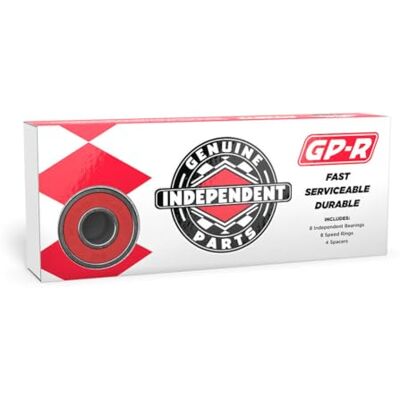 INDEPENDENT CUSCINETTI Skateboard Genuine Parts Bearing GP-R Red - Publicité INDEPENDENT CUSCINETTI Skateboard Genuine Parts Bearing GP-R Red - Publicité