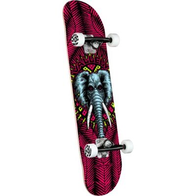 Powell Skateboard Complet, 8.25 x 31.95, Vallely Elephant Rose - Publicité Powell Skateboard Complet, 8.25 x 31.95, Vallely Elephant Rose - Publicité