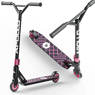 Apollo Genius Pro Trottinette Freestyle, Roulements ABEC 9, Robuste - Publicité Apollo Genius Pro Trottinette Freestyle, Roulements ABEC 9, Robuste - Publicité