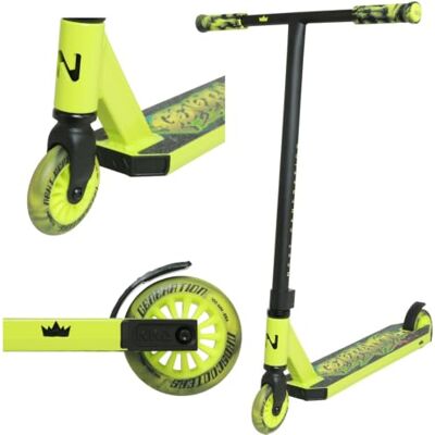 NKD Trottinette de Stunt – Next Generation Roulements Haute Performance ABEC-9 Guidon Rotatif à 360° pour Le Freestyle Alliage d’Aluminium 6061 Durable - Publicité NKD Trottinette de Stunt – Next Generation Roulements Haute Performance ABEC-9 Guidon Rotatif à 360° pour Le Freestyle Alliage d’Aluminium 6061 Durable - Publicité