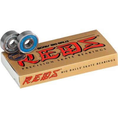 Bones Big Balls Rouges Lot de 8 roulements à billes 8 mm - Publicité Bones Big Balls Rouges Lot de 8 roulements à billes 8 mm - Publicité