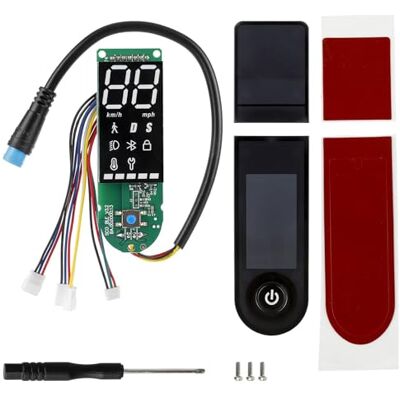 Vuzmode DOFABI Tableau de bord d'affichage Bluetooth avec couvercle d'écran uniquement en Allemagne, for Xiaomi, 1S Pro2, pièces et accessoires de skateboard for scooter électrique Panneau de contrôle pour sc - Publicité Vuzmode DOFABI Tableau de bord d'affichage Bluetooth avec couvercle d'écran uniquement en Allemagne, for Xiaomi, 1S Pro2, pièces et accessoires de skateboard for scooter électrique Panneau de contrôle pour sc - Publicité