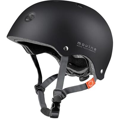 Movino Casque Enfant Ajustable pour Enfants et Ados 55-58 cm M Coque ABS+EPS et 11 Ouvertures d’Aération Casque de Vélo pour Vélo, Rollers, Trottinette et Skateboard Element Noir - Publicité Movino Casque Enfant Ajustable pour Enfants et Ados 55-58 cm M Coque ABS+EPS et 11 Ouvertures d’Aération Casque de Vélo pour Vélo, Rollers, Trottinette et Skateboard Element Noir - Publicité