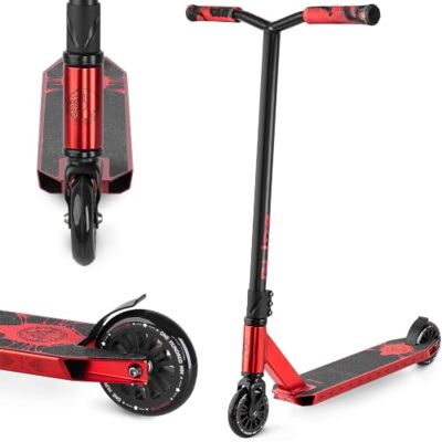 Trottinette Freestyle Movino Roulements ABEC 9 Trottinette Résistante aux Acrobaties Pro Stunt Scooter Roues de 100 mm, Aluminium 6061 - Publicité Trottinette Freestyle Movino Roulements ABEC 9 Trottinette Résistante aux Acrobaties Pro Stunt Scooter Roues de 100 mm, Aluminium 6061 - Publicité