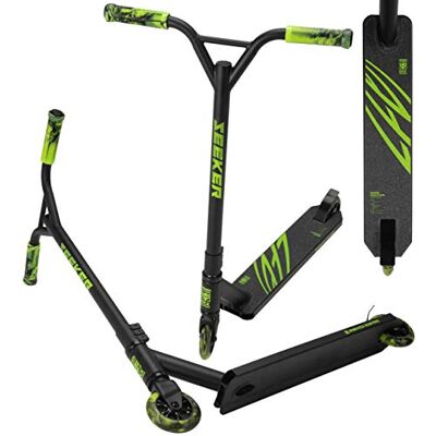 Trottinette Freestyle Evolution Seeker 100mm RAVEN Seeker Adulte Enfant Jaune Mixte Stunt Scooter Robuste Kickscooter - Publicité Trottinette Freestyle Evolution Seeker 100mm RAVEN Seeker Adulte Enfant Jaune Mixte Stunt Scooter Robuste Kickscooter - Publicité