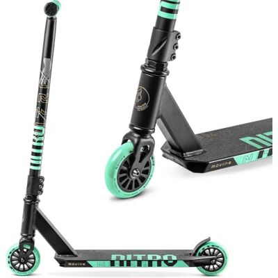 Trottinette Freestyle Movino Roulements ABEC 9 Trottinette Résistante aux Acrobaties Pro Stunt Scooter Roues de 100 mm, Aluminium 6061 - Publicité Trottinette Freestyle Movino Roulements ABEC 9 Trottinette Résistante aux Acrobaties Pro Stunt Scooter Roues de 100 mm, Aluminium 6061 - Publicité