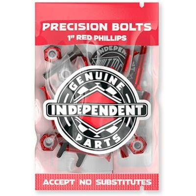 INDEPENDENT Trucks CO Vis 1" Phillips Red Black - Publicité INDEPENDENT Trucks CO Vis 1" Phillips Red Black - Publicité