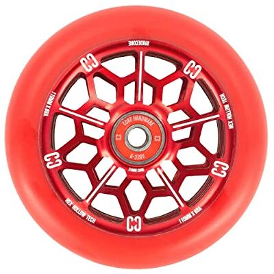 CORE Centrano Mixte Adulte Hex, Roulette Rouge, 110mm - Publicité CORE Centrano Mixte Adulte Hex, Roulette Rouge, 110mm - Publicité