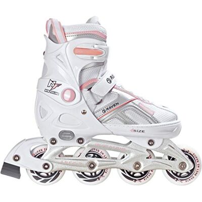 Raven Roller en Ligne du 37 au 40 Adulte Enfant Mixte Taille Ajustable Noir/Menthe Raven - Publicité Raven Roller en Ligne du 37 au 40 Adulte Enfant Mixte Taille Ajustable Noir/Menthe Raven - Publicité