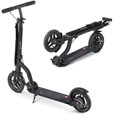 Movino Trottinette Adulte Pliable Scooter pour Adolescents et Adultes Large Plateforme Antidérapante Grandes Roues Guidon Réglable en Hauteur Air Anthracite - Publicité Movino Trottinette Adulte Pliable Scooter pour Adolescents et Adultes Large Plateforme Antidérapante Grandes Roues Guidon Réglable en Hauteur Air Anthracite - Publicité