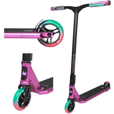 NKD Trottinette de Stunt – RIZZ Roulements Haute Performance ABEC-9 Guidon Rotatif à 360° pour Le Freestyle Alliage d’Aluminium 6061 Durable - Publicité NKD Trottinette de Stunt – RIZZ Roulements Haute Performance ABEC-9 Guidon Rotatif à 360° pour Le Freestyle Alliage d’Aluminium 6061 Durable - Publicité