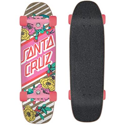 SANTA CRUZ Cruiser Complet Floral Stipe Street 8.4 x 29.4 - Publicité SANTA CRUZ Cruiser Complet Floral Stipe Street 8.4 x 29.4 - Publicité