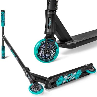 Scooter Movino Maniac Système de Compression IHC Trottinette Freestyle Tout Terrain Street Deck Roues à Noyau Plein de 110 mm - Publicité Scooter Movino Maniac Système de Compression IHC Trottinette Freestyle Tout Terrain Street Deck Roues à Noyau Plein de 110 mm - Publicité