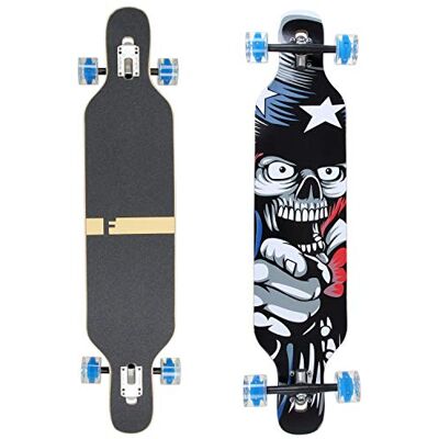 FunTomia Flex2 jusqu'à 84 kg Longboard Camber (Flex2 jusqu'à 84 kg, LED américaine Bois d'érable) - Publicité FunTomia Flex2 jusqu'à 84 kg Longboard Camber (Flex2 jusqu'à 84 kg, LED américaine Bois d'érable) - Publicité