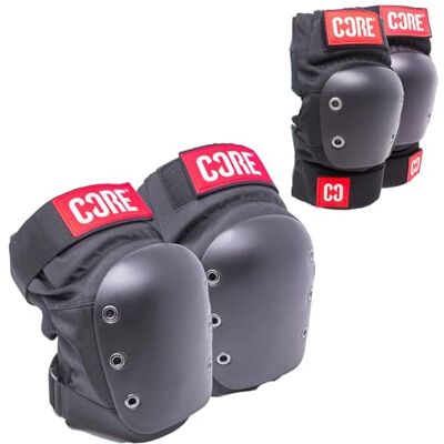 CORE Street Combo Ensemble de coussinets de protection pour genoux et coudes pour enfants pour le skateboard, le roller, la trottinette acrobatique et le cyclisme pour débutants et professionnels - Publicité CORE Street Combo Ensemble de coussinets de protection pour genoux et coudes pour enfants pour le skateboard, le roller, la trottinette acrobatique et le cyclisme pour débutants et professionnels - Publicité