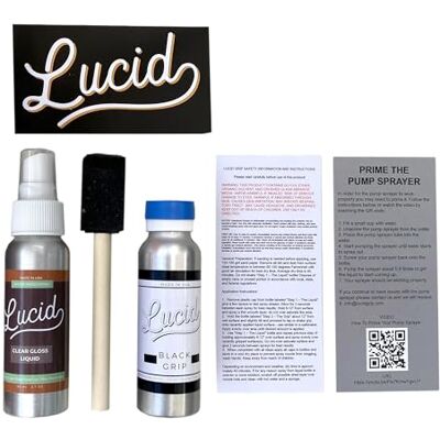 Lucid Grip Grip Spray Color Kit Black - Publicité Lucid Grip Grip Spray Color Kit Black - Publicité