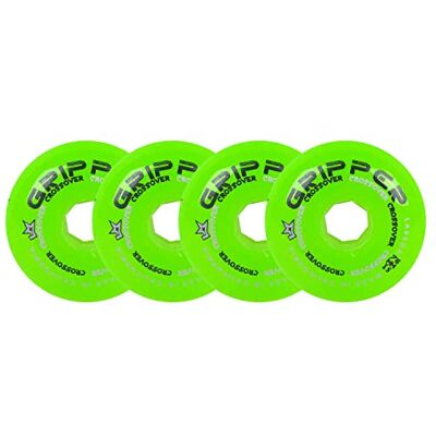 Labeda Lot de 4 Roues de Hockey Crossover X-Soft 74A Vert 76 mm - Publicité Labeda Lot de 4 Roues de Hockey Crossover X-Soft 74A Vert 76 mm - Publicité