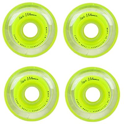 Labeda Millennium Gripper Green Lot de 4 Roues de Hockey en Ligne X-Soft 76 mm Vert 74A (X-Soft) - Publicité Labeda Millennium Gripper Green Lot de 4 Roues de Hockey en Ligne X-Soft 76 mm Vert 74A (X-Soft) - Publicité