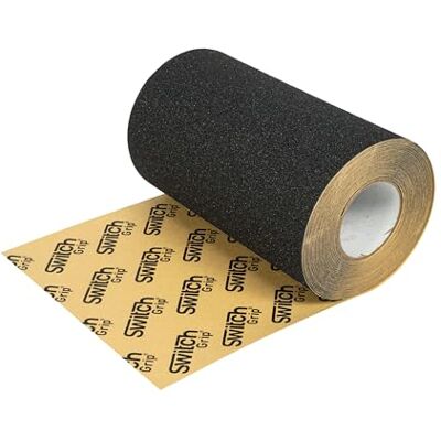 Switch GRIPTAPE Planche de skate 28 cm x 18 m Bande antidérapante pour skateboard Rouleau de papier abrasif pour escaliers Skateboard Accessoire imperméable antidérapant Noir - Publicité Switch GRIPTAPE Planche de skate 28 cm x 18 m Bande antidérapante pour skateboard Rouleau de papier abrasif pour escaliers Skateboard Accessoire imperméable antidérapant Noir - Publicité