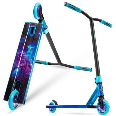 Madd Gear Carve Extreme Infinite Trottinette complète en aluminium de qualité aéronautique pour enfants de 8 ans et plus, trottinette Pro pour débutants, garçons et filles, Neo Chrome - Publicité Madd Gear Carve Extreme Infinite Trottinette complète en aluminium de qualité aéronautique pour enfants de 8 ans et plus, trottinette Pro pour débutants, garçons et filles, Neo Chrome - Publicité