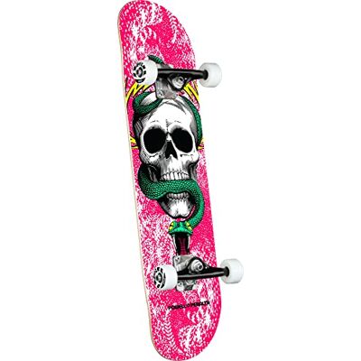 Powell Peralta 7.75 X 31.08 Skull and Snake Pink - Publicité Powell Peralta 7.75 X 31.08 Skull and Snake Pink - Publicité