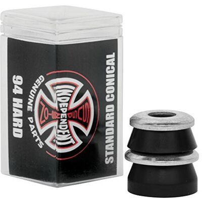 INDEPENDENT TRUCK BUSHINGS Standard Conical Cushions Hard 94a BLK Skateboard by Independent - Publicité INDEPENDENT TRUCK BUSHINGS Standard Conical Cushions Hard 94a BLK Skateboard by Independent - Publicité