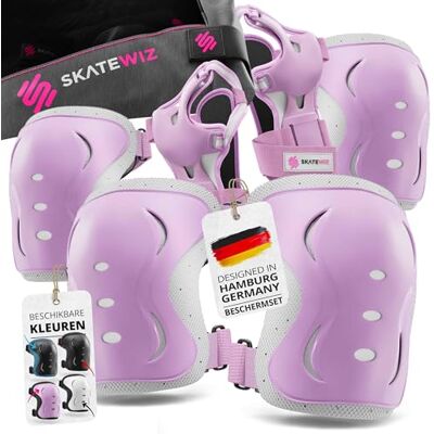 SKATEWIZ Protection Adulte et Protections Roller Enfant Garcon Protection Skate Adulte Protege Genoux Skateboard Trotinette Freestyle, Patin a Roulette Fille Impact M Adolescents Rose Blanc - Publicité SKATEWIZ Protection Adulte et Protections Roller Enfant Garcon Protection Skate Adulte Protege Genoux Skateboard Trotinette Freestyle, Patin a Roulette Fille Impact M Adolescents Rose Blanc - Publicité