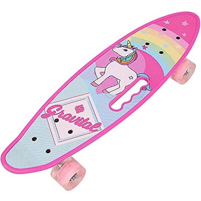 DDMINE Complet Skateboard 24 Pouces,7 Couches de Bois D'érable, Skateboard Complet Pré-Assemblé, Planche Skateboard Longboards avec Roulement ABEC-7 pour Ado Adultes (Licorne, 24") - Publicité DDMINE Complet Skateboard 24 Pouces,7 Couches de Bois D'érable, Skateboard Complet Pré-Assemblé, Planche Skateboard Longboards avec Roulement ABEC-7 pour Ado Adultes (Licorne, 24") - Publicité