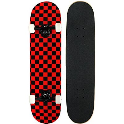 Krown KPC Skateboard Complet – Qualité Professionnelle – Plateau 7 Plis en érable, Trucks en Aluminium, Roues en uréthane, roulements de précision – La première Planche Parfaite pour Les débutants - Publicité Krown KPC Skateboard Complet – Qualité Professionnelle – Plateau 7 Plis en érable, Trucks en Aluminium, Roues en uréthane, roulements de précision – La première Planche Parfaite pour Les débutants - Publicité