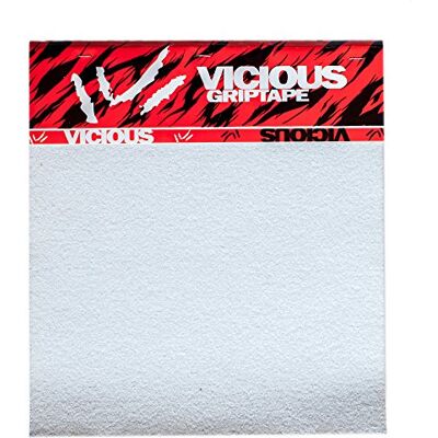 Vicious Rayne Longboards GripTape Lot de 4 grips pour longboard/skateboard Grain épais Transparent 101,6 x 27,9 cm - Publicité Vicious Rayne Longboards GripTape Lot de 4 grips pour longboard/skateboard Grain épais Transparent 101,6 x 27,9 cm - Publicité