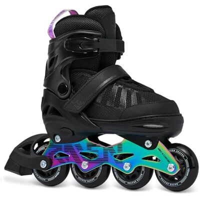 Roller en Ligne Oxen du 34 au 37 Adulte EnfantNeo Chrome Mixte Taille Ajustable Raven - Publicité Roller en Ligne Oxen du 34 au 37 Adulte EnfantNeo Chrome Mixte Taille Ajustable Raven - Publicité