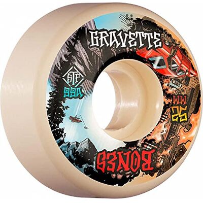 Bones Roue de Skateboard STF, 52mm, Gravette Heaven Hell, Jeu de 4 - Publicité Bones Roue de Skateboard STF, 52mm, Gravette Heaven Hell, Jeu de 4 - Publicité