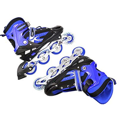 LANTUS Patins à Roues alignées réglables avec Roues Lumineuses pour Enfants et Adultes pour Filles et garçons, Hommes et Femmes - Publicité LANTUS Patins à Roues alignées réglables avec Roues Lumineuses pour Enfants et Adultes pour Filles et garçons, Hommes et Femmes - Publicité