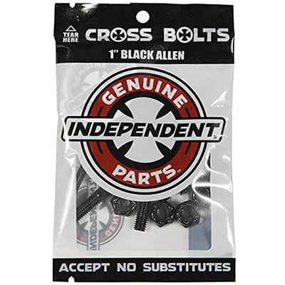 INDEPENDENT Visserie Skateboard GP Allen 1 Pouce Noir - Publicité INDEPENDENT Visserie Skateboard GP Allen 1 Pouce Noir - Publicité